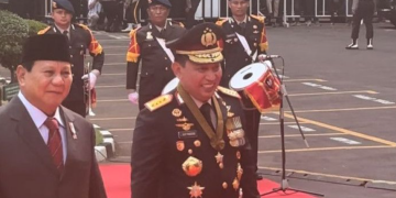 Prabowo Subianto Terima Penghargaan Bintang Bhayangkara Utama. Sumber Era.id